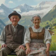 Swiss population aging without immigration